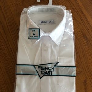 Boys white dress shirt.  NWT.  Size 4.